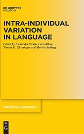 book Intra-individual Variation in Language