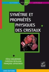 book Symétrie et propriétés physiques des cristaux