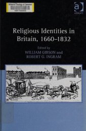 book Religious Identities in Britain, 1660–1832