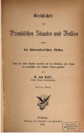 book Geschichte des Preußischen Staates und Volkes unter den Hohenzollernschen Fürsten