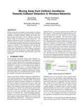 book Moving Away from Collision Avoidance: Towards Collision Detection in Wireless Networks