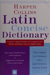 book Collins Latin Concise Dictionary