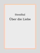 book Über die Liebe