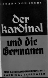 book Johann von Leers - Der Kardinal und die Germanen