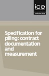 book Specification for Piling - Contract Documentation and Measurement