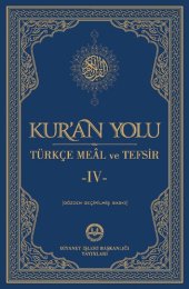 book Kur'an Yolu Türkçe Meâl ve Tefsir IV