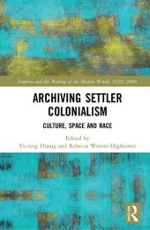 book Archiving Settler Colonialism: Culture, Space and Race