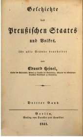 book Geschichte des Preußischen Staates und Volkes