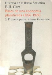 book Bases de una economia planificada - Volumen 3 - 1ª Parte