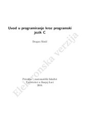 book Uvod u programiranje kroz programski jezik C