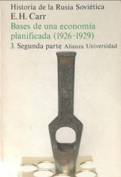 book Bases de una economia planificada - Volumen 3 - 2ª Parte