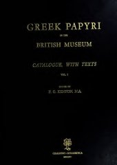 book Greek papyri in the British Museum : catalogue with texts