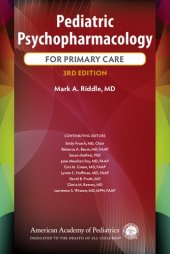 book Pediatric psychopharmacology for primary care