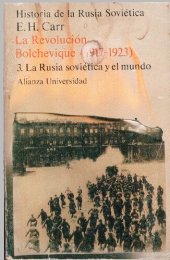 book La Revolución Bolchevique (1917-1923) 3. La Rusia soviética y el mundo