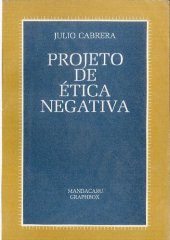 book Projeto de ética negativa