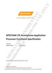 book MT6735M LTE Smartphone Application Processor Functional Specification