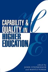 book Capability and Quality in Higher Education