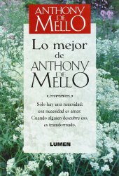 book Anthony de Mello Lo Mejor de Anthony de Mello (Spanish)