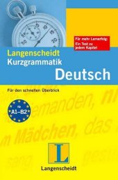 book Langenscheidt Kurzgrammatik Deutsch