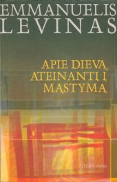 book Apie Dievą, ateinantį į mąstymą