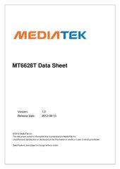 book MT6628T Datasheet