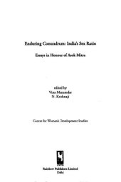 book Enduring Conundrum: India's Sex Ratio: Essays in Honour of Asok Mitra