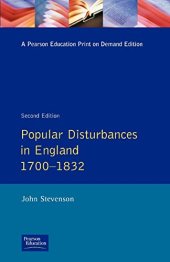 book Popular Disturbances in England 1700-1832