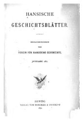 book Hansische Geschichtsblätter