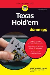 book TEXAS HOLD'EM FOR DUMMIES.