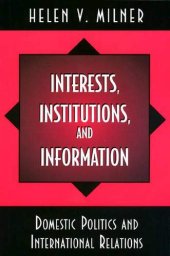 book Interests, Institutions, and Information