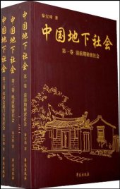 book 中国地下社会（全三册）