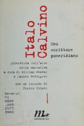 book Uno scrittore pomeridiano. Intervista sull'arte della narrativa