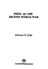 book India in the Second World War