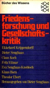 book Friedensforschung und Gesellschaftskritik