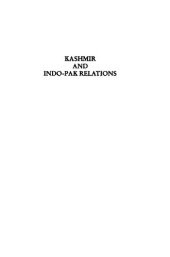 book Kashmir and Indo-Pak Relations