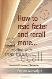 book How to Read Faster and Recall More