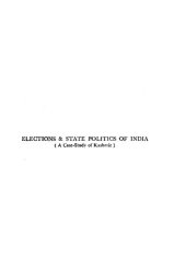 book Elections and State Politics of India: A Case Study of Kashmir