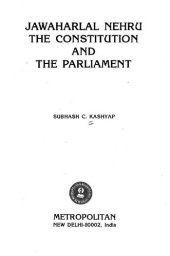 book Jawaharlal Nehru, the Constitution, and the Parliament