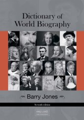 book Dictionary of World Biography