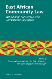 book East African Community law : institutional, substantive and comparative EU aspects