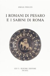 book I Romani di Pesaro e i Sabini di Roma