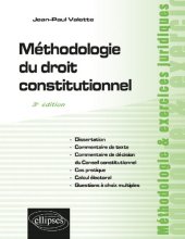 book Méthodologie du droit constitutionnel