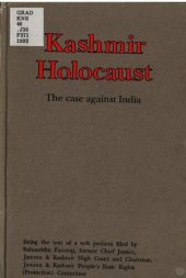 book Kashmir Holocaust : The case against India