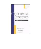 book Cooperative Strategies : European Perspectives