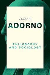 book Philosophy and Sociology: 1960