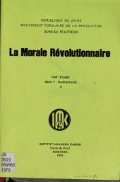 book La Morale Révolutionnaire