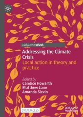 book Addressing the Climate Crisis. Local action in theory and practice