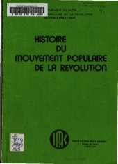 book Histoire du Mouvement populaire de la révolution