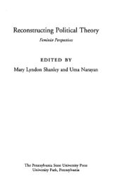 book Reconstructing political theory : feminist perspectives