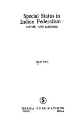 book Special Status in Indian Federalism: Jammu and Kashmir